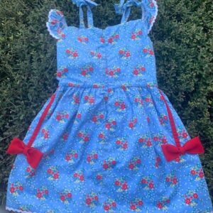 Madam VanMil’s Embroidery Dress with Red Bows