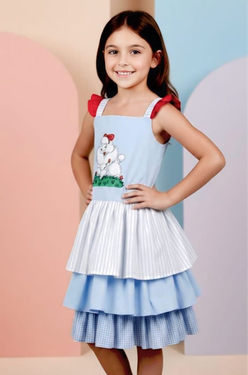 Soft Blue & White · Cotton Blend · Mixed Prints · Light & Whimsical-