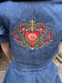HEARTBRAIN COLLECTION, BACK EMBROIDERY
