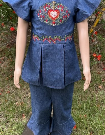 HEARTBRAIN COLLECTION, LONG SHIRT, FULL OUTFIT, CROPPED