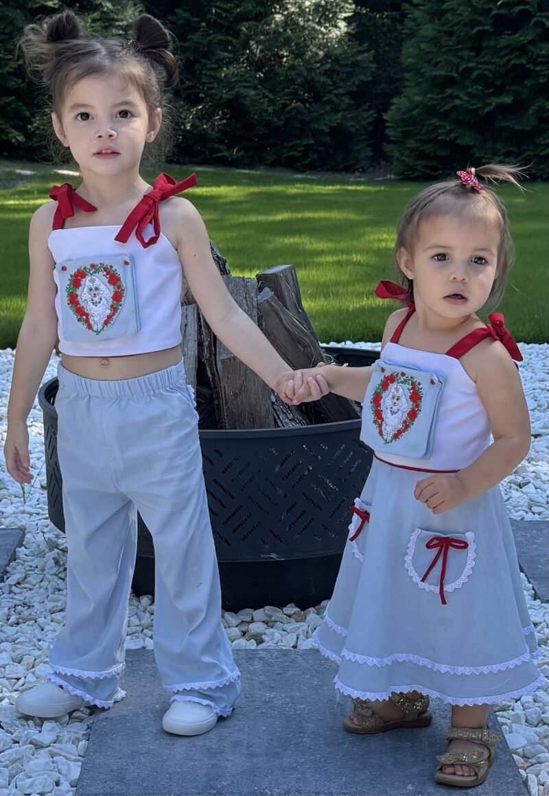 Madam Loretta VanMil Set and Dress, sisters Lola and Nova Madam Loretta VanMil Set and Dress, sisters Lola and Nova